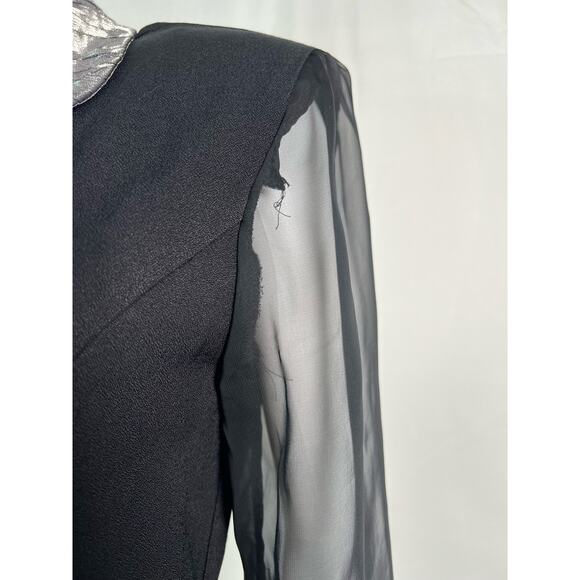 Vintage Scarlett Black 2-Piece Dress and Jacket Set - Picture 14 of 16